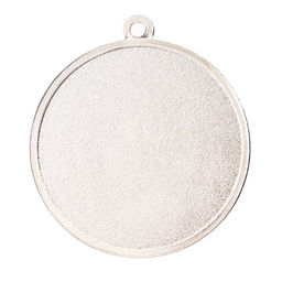 Медаль призовая 197 диам 5 см. 2 место. Цвет сер. Без ленты - Командор фото 4