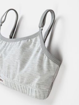 Топы для девочек Уголь/Серый меланж 2 шт 7+ - Bungly фото 8