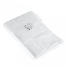 Фартук одноразовый "Эконом" 68х110см, полиэтилен, 6мкм, водонепроницаемый, антистатические свойства, белый, в упаковке 100шт, "Elegreen", ТУ 2.29.10-013-33186646-2020 (Россия)