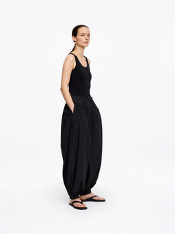 Pantalones abullonados de algod?n - H&m фото 6