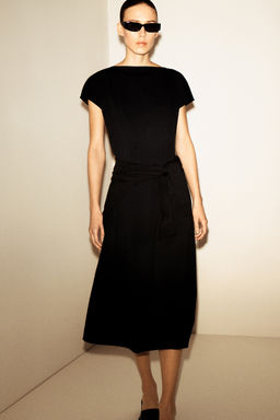 VESTIDO MIDI EL?STICO ESCULPIDO - H&m фото 5