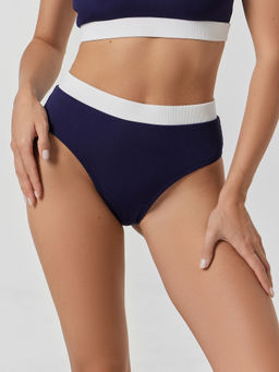 Купальник женский раздельный синий в рубчик - Mark formelle фото 5