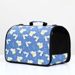 Сумка-переноска каркасная Щенки, размер S, 37,5 х 17 х 22 см - Пижон фото 3