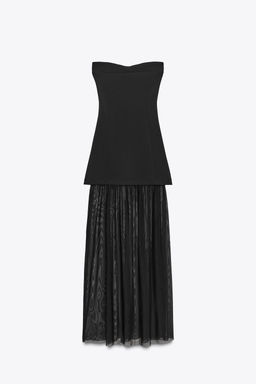 STRAPLESS COMBINED DRESS - Zara фото 5