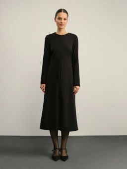 Платье длины миди со сборкой / Zarina  фото 5