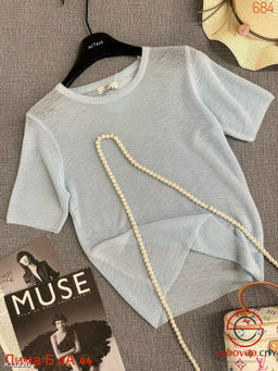 Футболка женская однотонная - Bruno фото 7