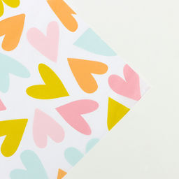 Цена за 10 шт. Бумага упаковочная тишью С любовью, 50 см ? 70 см, 17 грамм