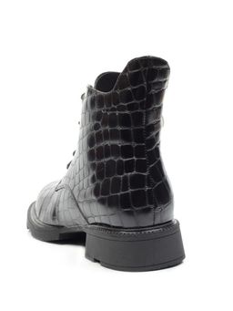 01-CXR130-1P BLACK Ботинки демисезонные женские (натуральная кожа, байка) - Фабричный китай фото 9