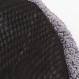 Лежанка для собак и кошек Уют, мягкий мех, 45 х 35 х 11 см, серая - Пижон фото 17