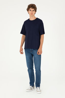 Мужская темно-синяя футболка - U.s. polo assn фото 4