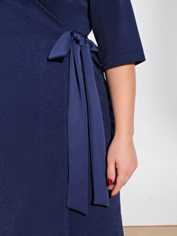 Платье 0150-1 синий - Dora фото 6