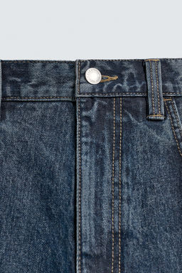 BERMUDA DENIM BAGGY FIT / Azul - Zara фото 9