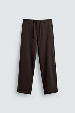 LYOCELL-COTTON TROUSERS - Zara фото 6