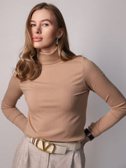 Водолазка женская с горлом КВ200 Песочный от фабрики Спортсоло