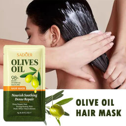 Маска для волос с оливковым маслом SADOER Repair and Improve Frizz фото 2