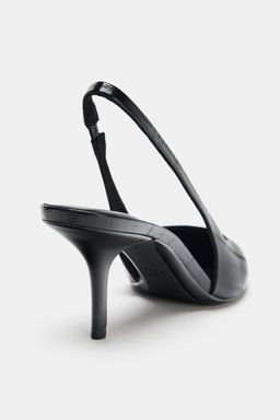 TEXTURED SLINGBACK SHOES - Zara фото 5