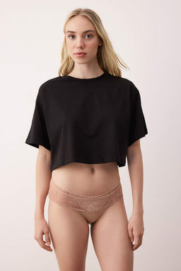 Siyah-Cok Renkli 3lu Paket Micro Dantel Detayl? Brazilian Orme Kulot THMAW26KU00025 - Trendyolmilla фото 4