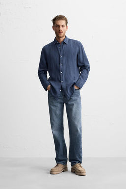 100% LINEN SHIRT - Zara фото 18