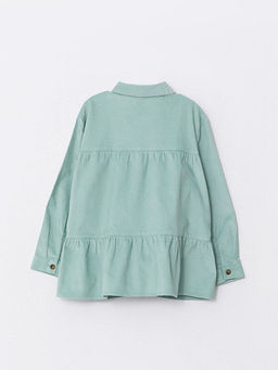 Basic Uzun Kollu Kadife K?z ?ocuk G?mlek - Waikiki фото 2