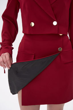 Юбка Бонни (бордовый) - Эльза фото 11