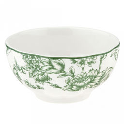 "Гранада грин" Салатник фарфоровый 350мл, д12х6см, фигурный, с деколью, отводка, в коробке (Китай)