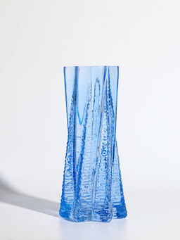Ваза Флоранс, 25?11?9 см, стекло, голубая