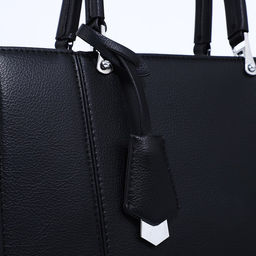 Сумка тоут на молнии, наружный карман, длинный ремень, цвет чёрный - Simaland фото 4