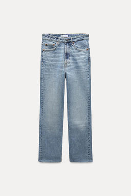 HIGH-RISE STOVE PIPE TRF JEANS - Zara фото 6