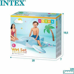 -25% Плотик Дельфин 175х66см, от 3-х лет INTEX  фото 4