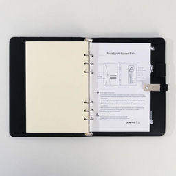 Ежедневник со встроенным зарядным устройством 8000 мАh и флешкой 16 ГБ Универсальный, 17,5 х 23,5 см - Like me фото 8