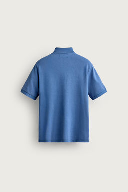 POLO PIQU? LAVADO REGULAR FIT / Azul lavado - Zara фото 8