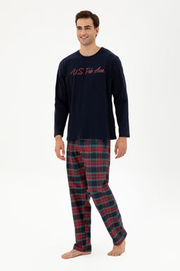 Мужской темно-синий пижамный комплект Неожиданная скидка в корзине - U.s. polo assn фото 2