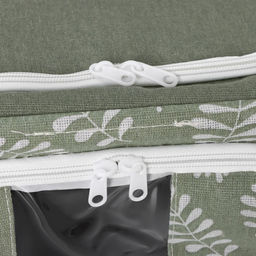 Кофр для хранения вещей Доляна Leaves, 392920 см, 24 л, зелёный  фото 8