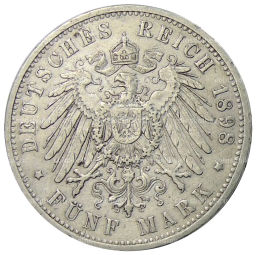 5 марок 1898 года A Германия (Пруссия)