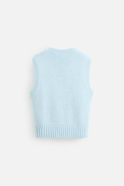 KNITTED WAISTCOAT - Zara фото 7