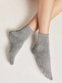 Цена за 2 пары. Носки Удлиненные CONTE COMFORT Носки женские (махровые) серый