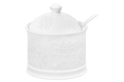 Сахарница 270 мл 9*9*10 см Снежинки + ложка - Elan gallery фото 14