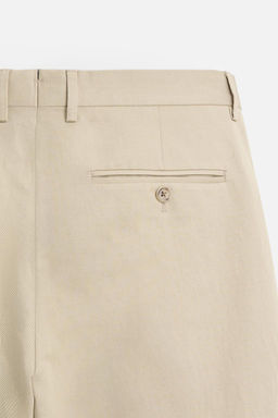 LINEN - COTTON SUIT TROUSERS - Zara фото 8