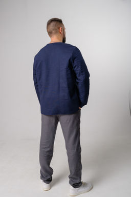 Льняная куртка-(лен, хлопок) - Новый лен фото 4