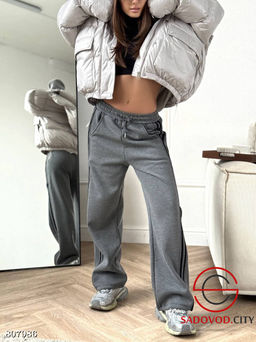 утепленные штаны на велюре - Bruno фото 3