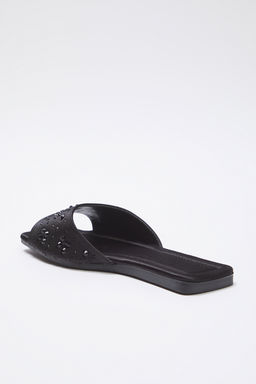 Trendyol Shoes Siyah Tasl? Saten S?k Kad?n Terlik TAKSS25TE00025 - Trendyolmilla фото 11