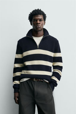 PURL KNIT QUARTER-ZIP JUMPER - Zara фото 2