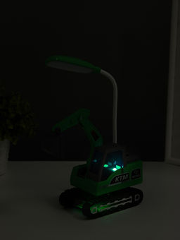 Ночник "Экскаватор" 8хLED 3Вт 5V USB АКБ 2 режима, точилка 7х11х31 см