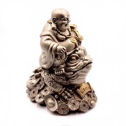 Хотей на жабе богатства наделяет людей успехом и везением 21см-19см 1,970кг ХРУПКОЕ