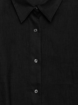 Camisa de lino holgada - H&m фото 7