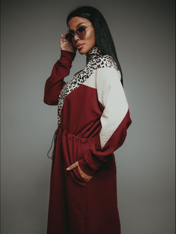 Одри платье женское (марсала)