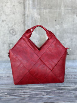 Женская сумка из эко кожи 0025 Красный - Sergio valentini фото 2