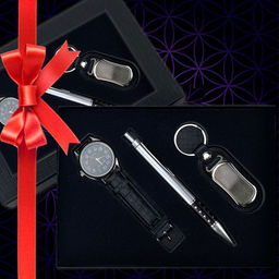 Подарочный набор для мужчин с аксессуарами 3в1 ,20x14x2,5см