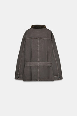 CORDUROY COLLAR JACKET - Zara фото 7