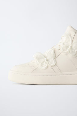 HIGH-TOP SNEAKERS WITH FANTASY BUTTERFLIES - Zara фото 11